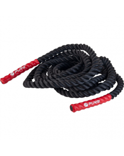 Pure2Improve Battle Rope 12m | Black/Red