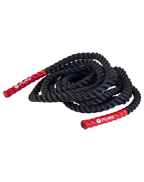 Pure2Improve Battle Rope 12m | Black/Red