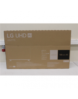 LG | 43UT73003LA | 43 | Smart TV | webOS24 | UHD | Black | DAMAGED PACKAGING