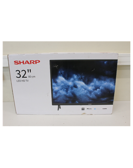 Sharp | HD Ready TV | 32FA2E | 32 | No Operanting system | HD | Black | DAMAGED PACKAGING, USED, SCRATCHES ON BACK AND LEGS