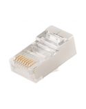 Cablexpert PLUG6SP/10 Shielded modular CAT6 plug 30u" gold plated, 10 pcs per bag | Cablexpert