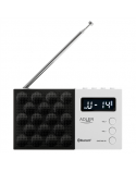 Adler | Digital Radio - PLL AM/FM | AD 1908 | Alarm function | White/Black