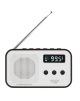 Adler | Digital radio PLL AM/FM | AD 1907 | Alarm function | White/Black