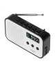 Adler | Digital radio PLL AM/FM | AD 1907 | Alarm function | White/Black