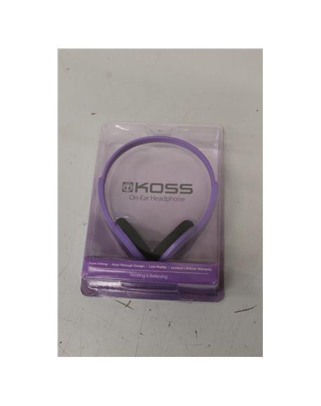 SALE OUT. Koss KPH8v Headphones, On-Ear, Wired, Violet | Koss | Headphones | KPH8v | Wired | On-Ear | DAMAGED PACKAGING | Violet