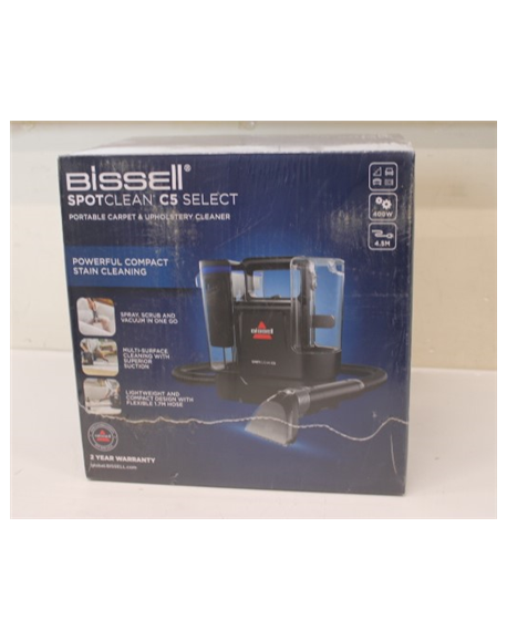 SALE OUT. Bissell SpotClean C5 Select Portable Carpet and Upholstery Cleaner | Bissell | SpotClean C5 Select Portable Carpet and