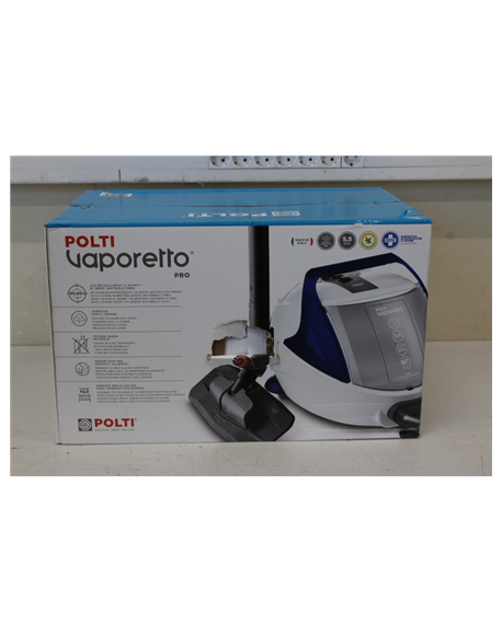 SALE OUT. Polti PTEU0313 Vaporetto Pro 100 Eco Power Steam cleaner, Power 1900 W, White/Blue | Polti | Steam cleaner | PTEU0313 