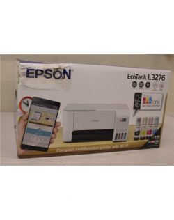 SALE OUT. Epson EcoTank L3276 3-in-1 colour, Print, Scan, Copy | Epson Multifunctional Printer | EcoTank L3276 | Inkjet | Colour