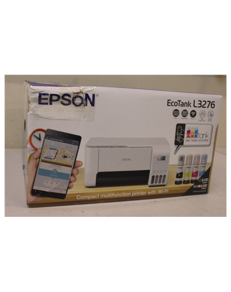 SALE OUT. Epson EcoTank L3276 3-in-1 colour, Print, Scan, Copy | Epson Multifunctional Printer | EcoTank L3276 | Inkjet | Colour