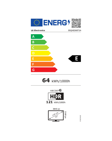 LG 4K QNED TV | 55QNED80T3A | 55 | Smart TV | WebOS24 | UHD