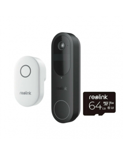 Reolink D340B Doorbell Battery with Chime and 64GB SD Card