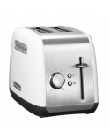 KitchenAid Classic Toaster | 5KMT2115EWH | Power 1100 W | Number of slots 2 | Housing material Metal | Stainless Steel/White