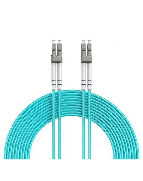 Cablexpert Multimode Duplex OM4 50/125 Fiber Optic Cable, 0.5 m | CFO-MDOM4-LC/LC-0.5M