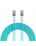 Cablexpert Multimode Duplex OM4 50/125 Fiber Optic Cable, 0.5 m | CFO-MDOM4-LC/LC-0.5M