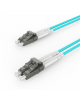 Cablexpert Multimode Duplex OM4 50/125 Fiber Optic Cable, 0.5 m | CFO-MDOM4-LC/LC-0.5M