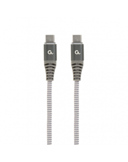 Cablexpert 100 W Type-C Power Delivery (PD) premium charging and data cable, 1.5 m | CC-USB2B-CMCM100-1.5M