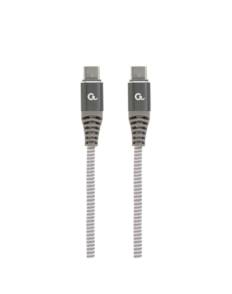 Cablexpert 100 W Type-C Power Delivery (PD) premium charging and data cable, 1.5 m | CC-USB2B-CMCM100-1.5M