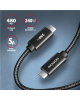 AXAGON Data and charging USB 480Mbps cable, 1 m | BUCM2-CM10AB | USB-C to USB-C