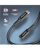 AXAGON Extension USB 20Gbps cable, 0.5 m | BUCM32-CF05AB | USB-C to USB-C