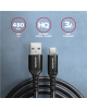 AXAGON Data and charging USB 2.0 cable, 1 m | BUCM-AM10AB | USB-C to USB-A