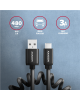 AXAGON Data and charging USB 2.0 cable, 0.6 m | BUCM-AM10TB | USB-A to USB-C