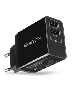 AXAGON Dual wall charger 240V/2x port 5V-2.2A and 5V-1A, 16W | ACU-DS16