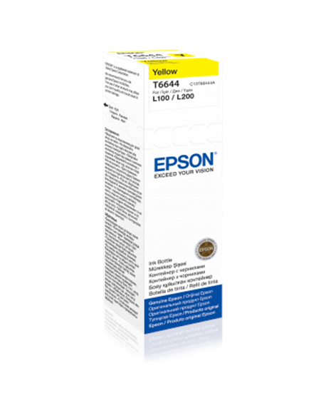 Epson T6644 Ink bottle 70ml Ink Cartridge, Yellow