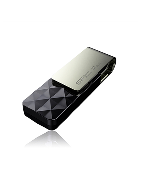 Silicon Power Blaze B30 64 GB, USB 3.0, Black