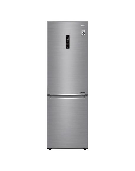 LG Refrigerator GBB71PZDMN A++, Free standing, Combi, Height 186 cm, No Frost system, Fridge net capacity 234 L, Freezer net cap