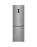 LG Refrigerator GBB71PZDMN A++, Free standing, Combi, Height 186 cm, No Frost system, Fridge net capacity 234 L, Freezer net capacity 107 L, Display, 36 dB, Silver