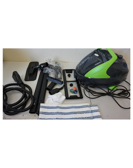 SALE OUT. Polti Steam Cleaner PTEU0280 Vaporetto Pro 95 Turbo Flexi Corded, 1100 W, Black/Green, DEMO,MISSING 1PSC.ANTICARCARE A