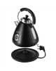 Gorenje Kettle K17CLBK Electric, 2200 W, 1.7 L, Plastic and metal, Black, 360° rotational base