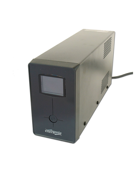 EnerGenie UPS with USB and LCD display, Black 850 VA, 510 W, 220 V