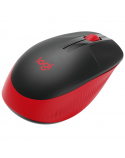 Logitech Full size Mouse M190 Wireless, Red, USB