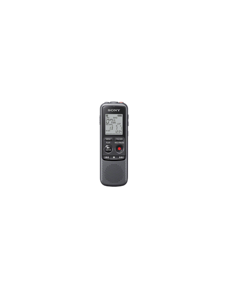 Sony ICD-PX240 Black, Grey, MP3 playback, LCD Display, MAX. RECORDING TIME MP3 8KBPS (MONAURAL)1043 Hrs 0 MinMAX. RECORDING TIME