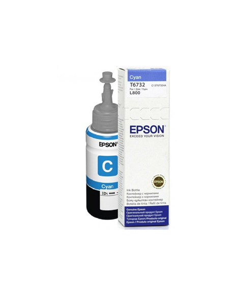 Epson T6732 Ink bottle 70ml Ink Cartridge, Cyan