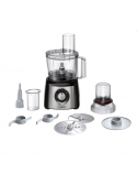 Bosch Food Processor MCM3401M Black/Stainless steel, 800 W, Number of speeds 2, 2.3 L, Blender, Meat mincer