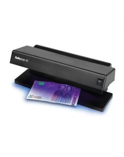 SAFESCAN 45 UV Counterfeit detector Black, Suitable for Banknotes, ID documents, Number of detection points 1