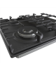 Gorenje Hob GW642AB Gas, Number of burners/cooking zones 4, Mechanical, Black