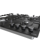 Gorenje Hob GW642AB Gas, Number of burners/cooking zones 4, Mechanical, Black