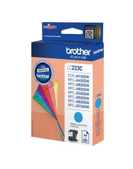 Brother LC-223C Ink Cartridge, Cyan