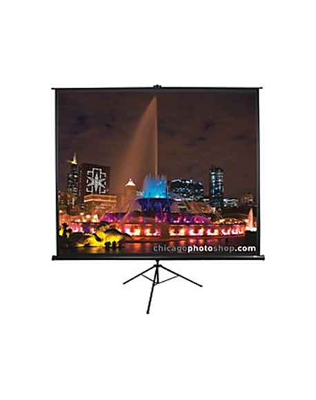 Elite Screens Tripod Series T113UWS1 Diagonal 113 ", 1:1, Viewable screen width (W) 203 cm, Black