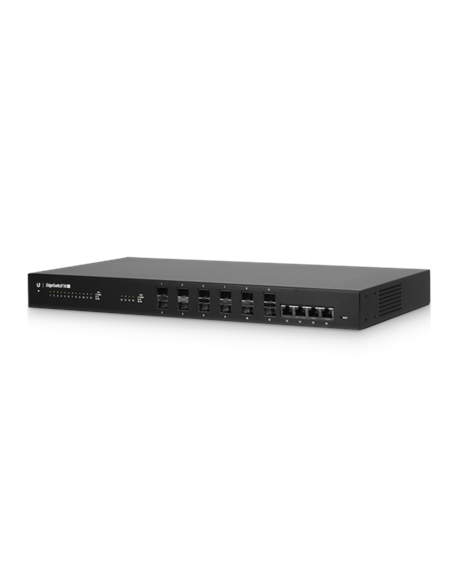 Ubiquiti EdgeSwitch ES-16-XG Managed, Desktop, 1 Gbps (RJ-45) ports quantity 4, SFP+ ports quantity 12, Passive PoE ports quanti