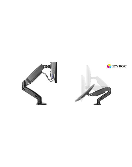 ICY BOX IB-MS303-T Monitor stand with desk mounted base for a screen size up to 27"