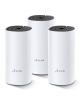 TP-LINK Whole Home Mesh WiFi System Deco M4 (3-Pack) 802.11ac, 300+867 Mbit/s, 10/100/1000 Mbit/s, Ethernet LAN (RJ-45) ports 2,