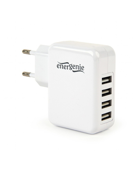 Gembird Universal USB charger EG-U4AC-02 White