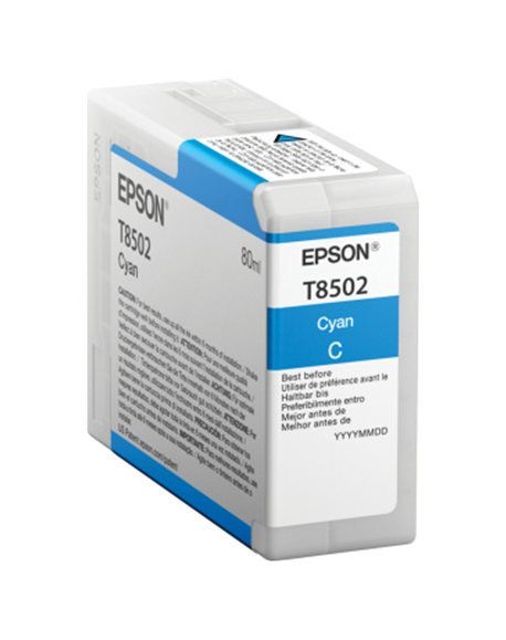 Epson T8502 Ink Cartridge, Cyan