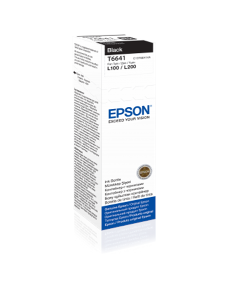 Epson T6641 Ink bottle 70ml Ink Cartridge, Black