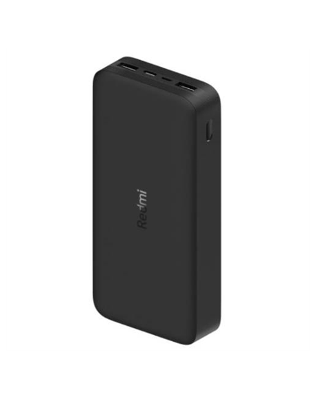 Xiaomi Redmi Fast Charge Power Bank 20000 mAh, Black, 18 W