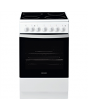 INDESIT Cooker IS5V4PHW/E Hob type Electric, Oven type Electric, White/Black, Width 50 cm, Grilling, 61 L, Depth 60 cm